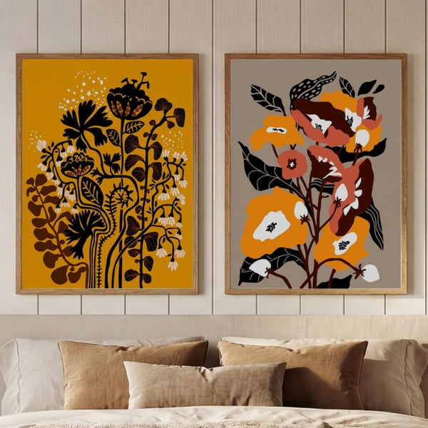 Set of 2 Autumn Bloom