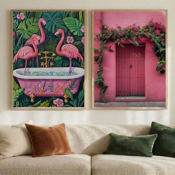 Set of 2 Blush Oasis
