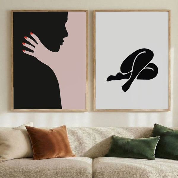 Set of 2 Bold Contours