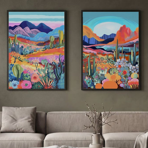 Set of 2 Bold Desert Dreams