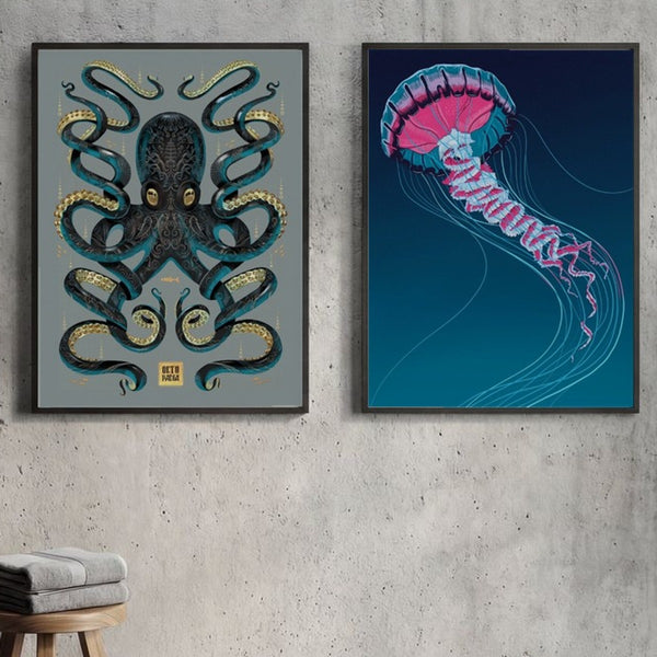 Set of 2 Deep Sea Whimsy