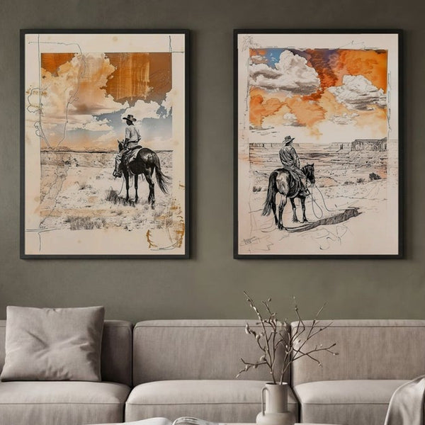 Set of 2 Desert Horizon