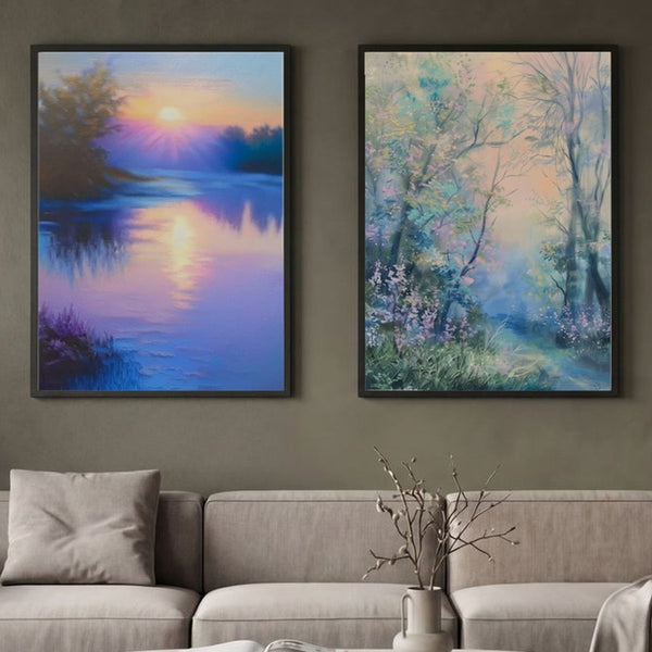 Set of 2 Dreamy Pastel Flow