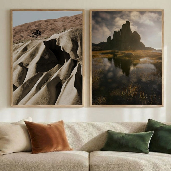 Set of 2 Earthy Contours