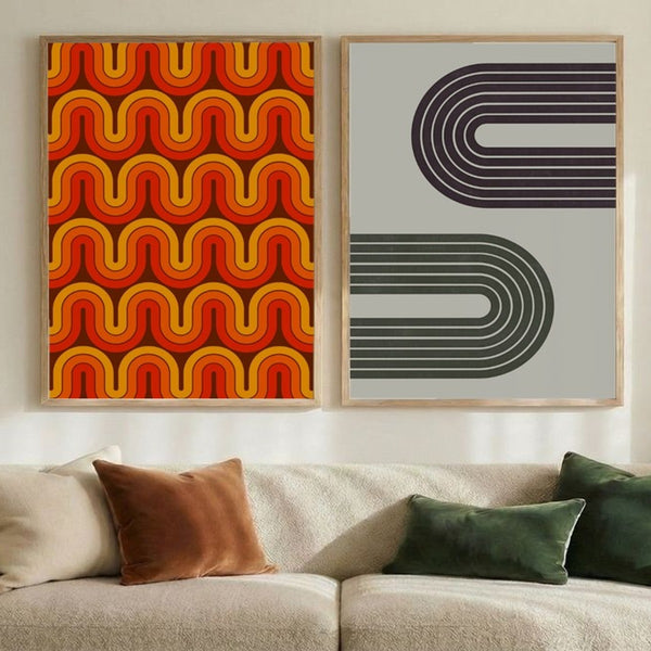 Set of 2 Earthy Grooves