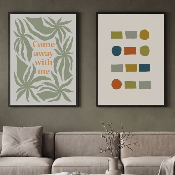 Set of 2 Earthy Harmony