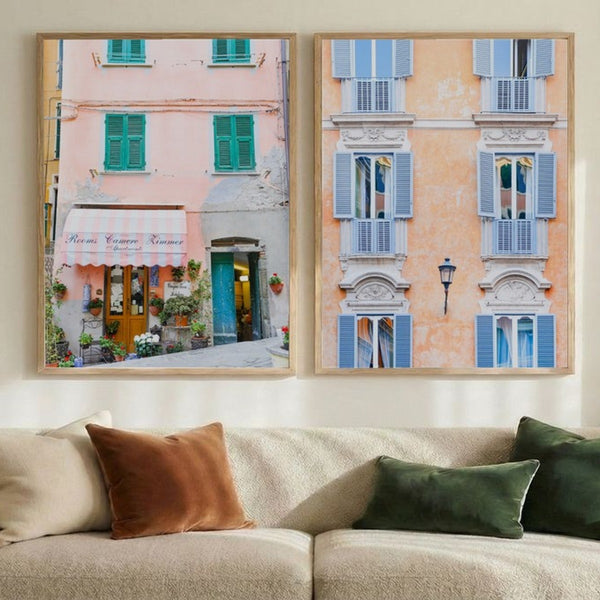 Set of 2 European Vignettes