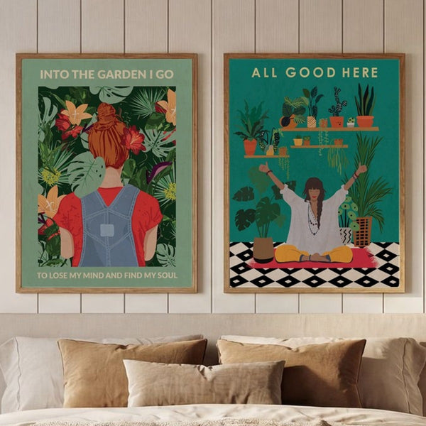Set of 2 Garden Escapes