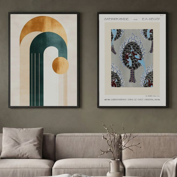 Set of 2 Geometric Serenity