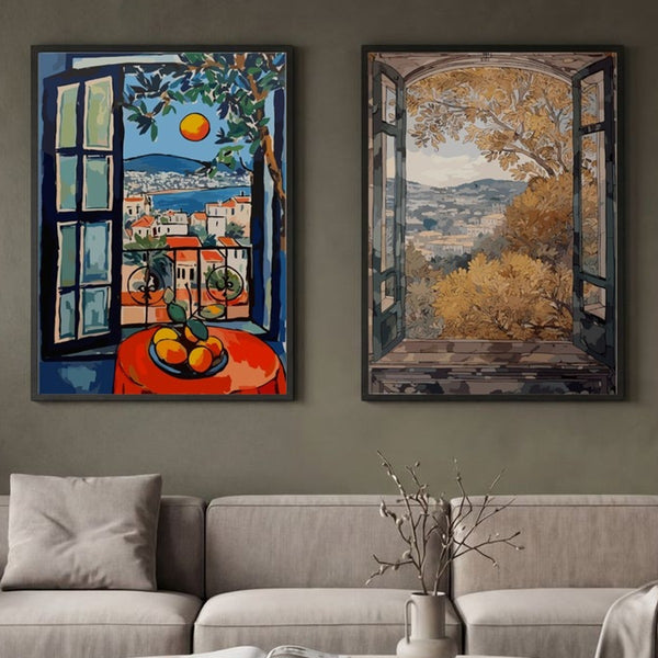 Set of 2 Golden Vistas