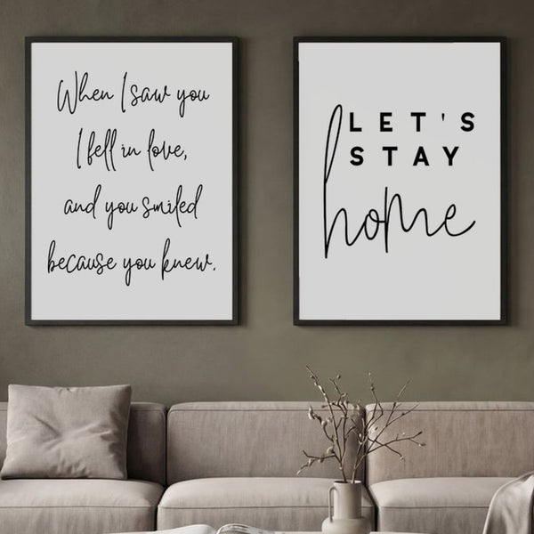Set of 2 Home Sweet Love