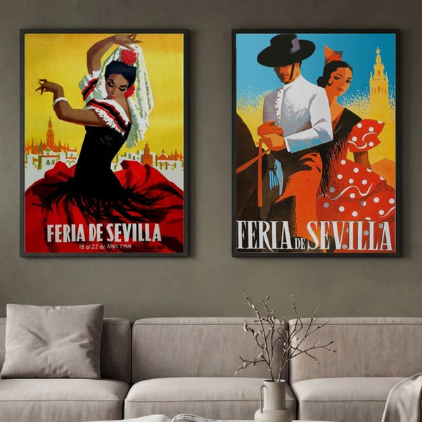 Set of 2 Iberian Romance