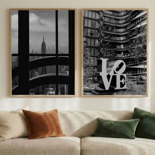 Set of 2 Landmark & Art
