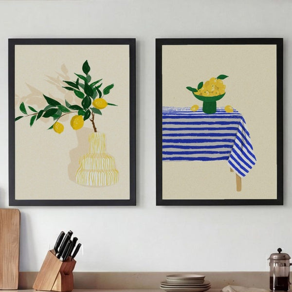 Set of 2 Mediterranean Morning