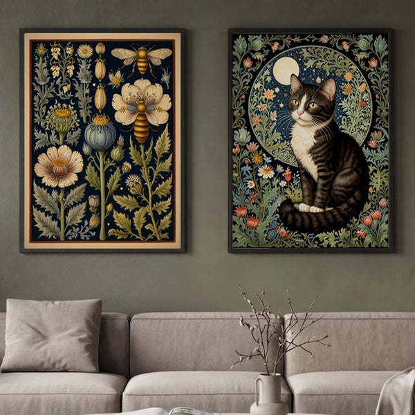 Set of 2 Midnight Blooms