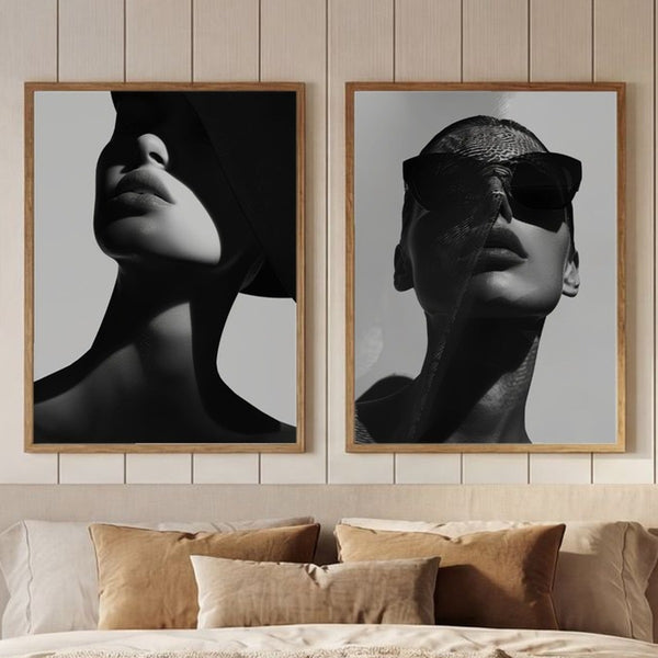 Set of 2 Monochrome Mystique