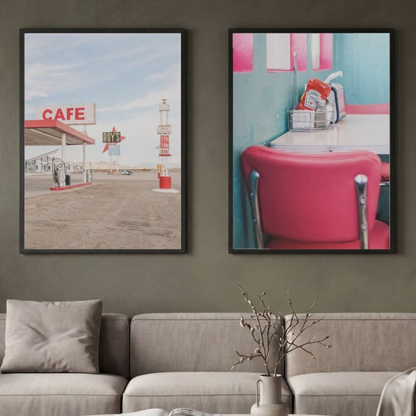Set of 2 Pastel Americana