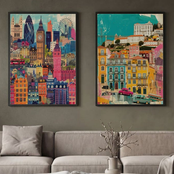 Set of 2 Pop City Dreams