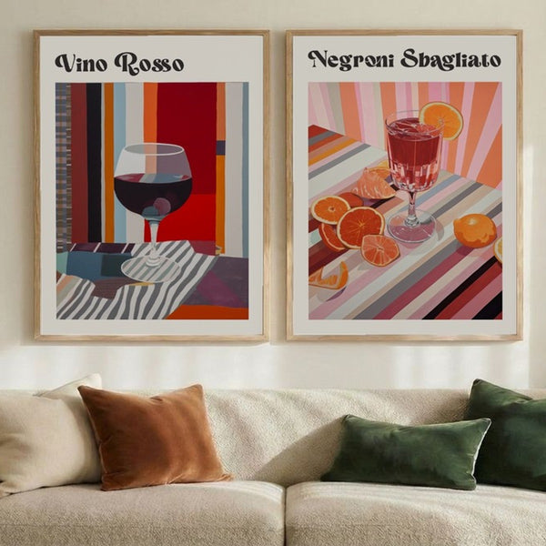 Set of 2 Retro Italian Delights