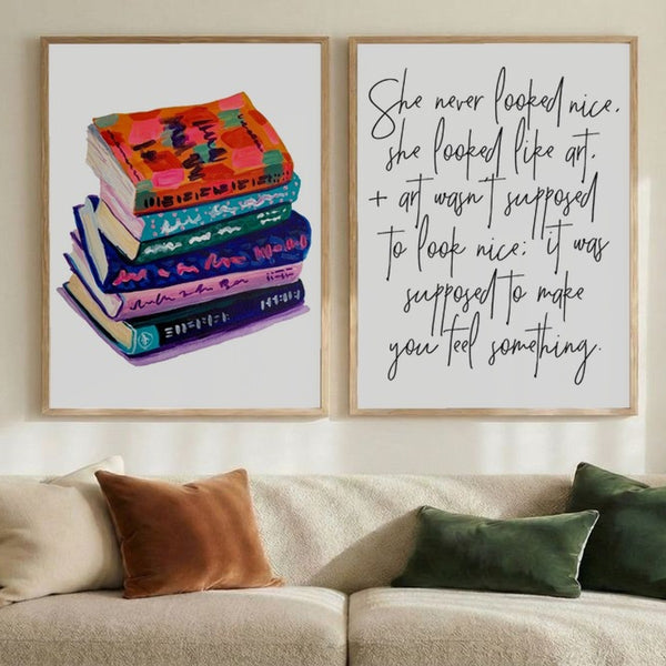 Set of 2 Vibrant Pages