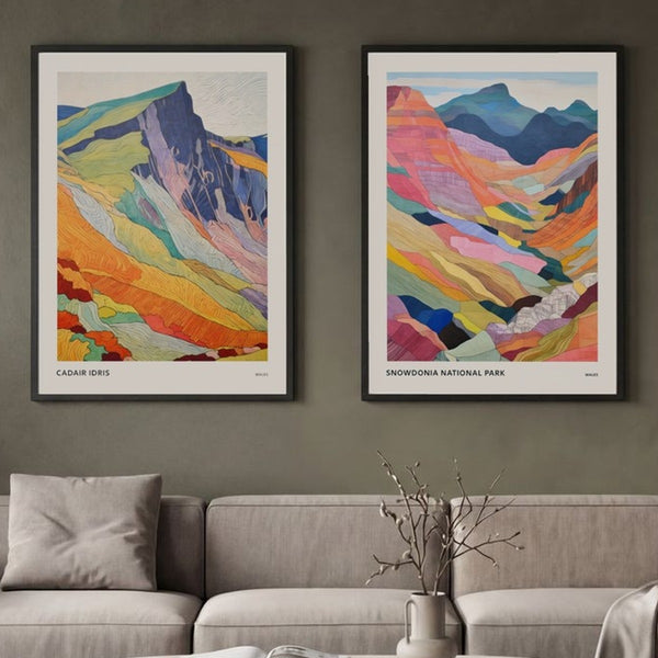 Set of 2 Welsh Peaks