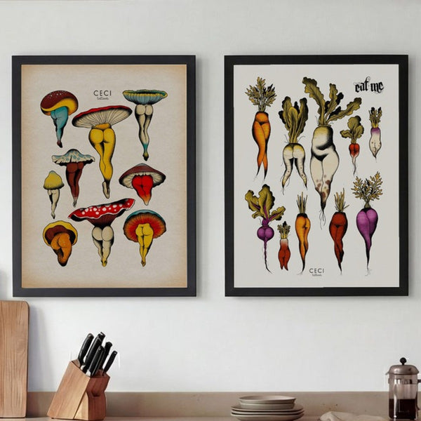 Set of 2 Whimsical Harvest