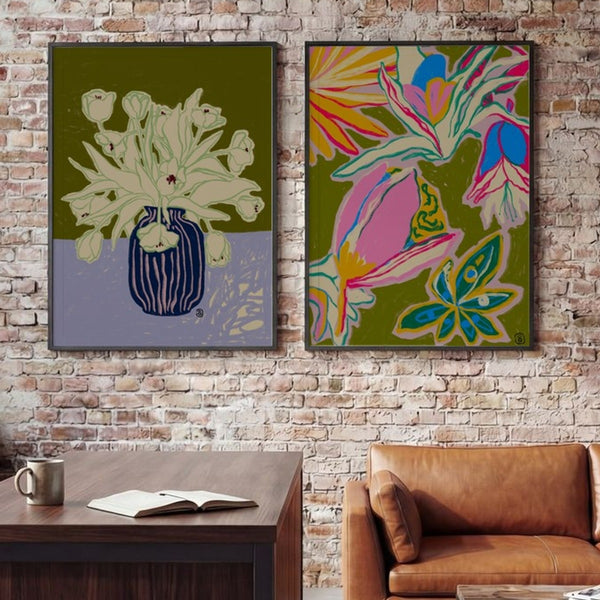 Vivid Tropical Garden
