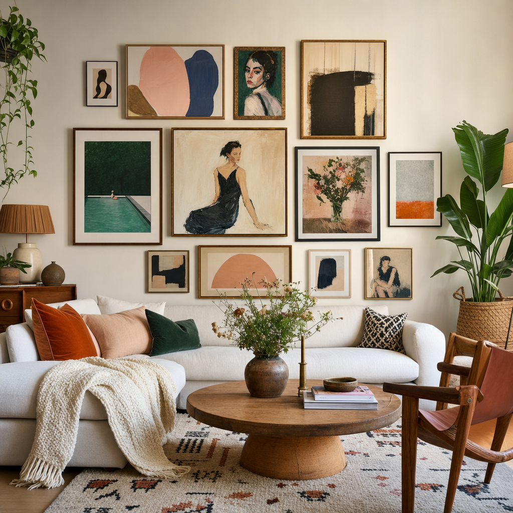 How to Hang Art on a Picture Rail (No Drilling, No Damage, No Landlord Chat)