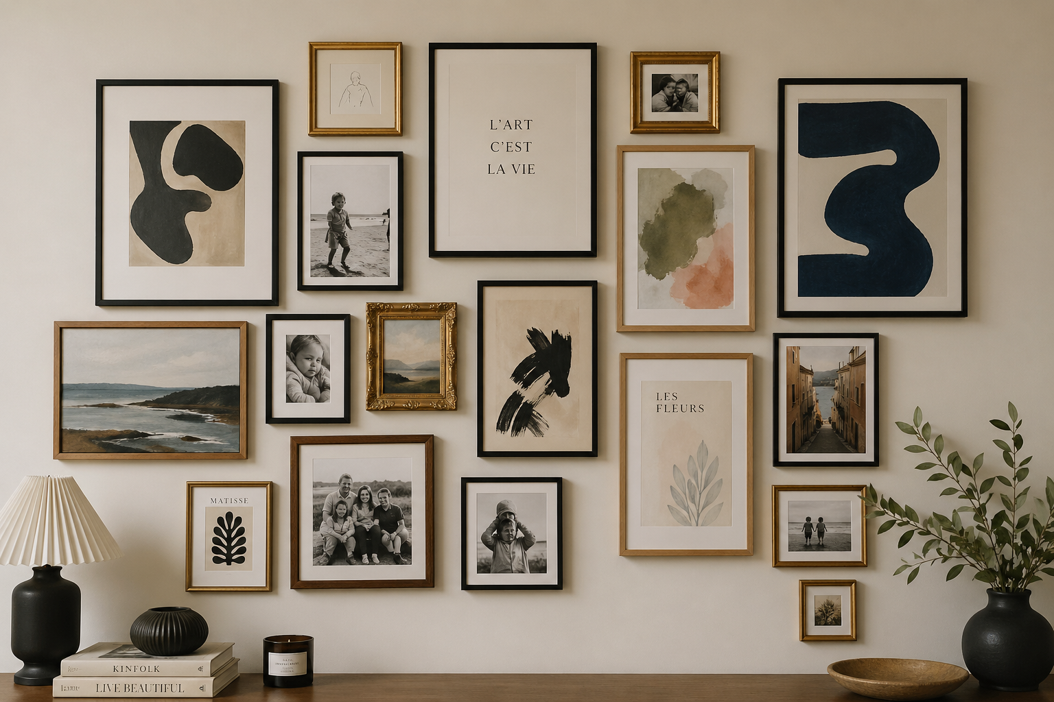 How to Create a Gallery Wall (Step by Step)