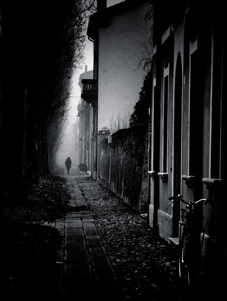 ...and slowly she disappeared into the fog