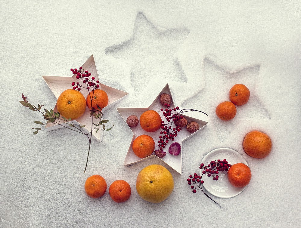 Snow still life