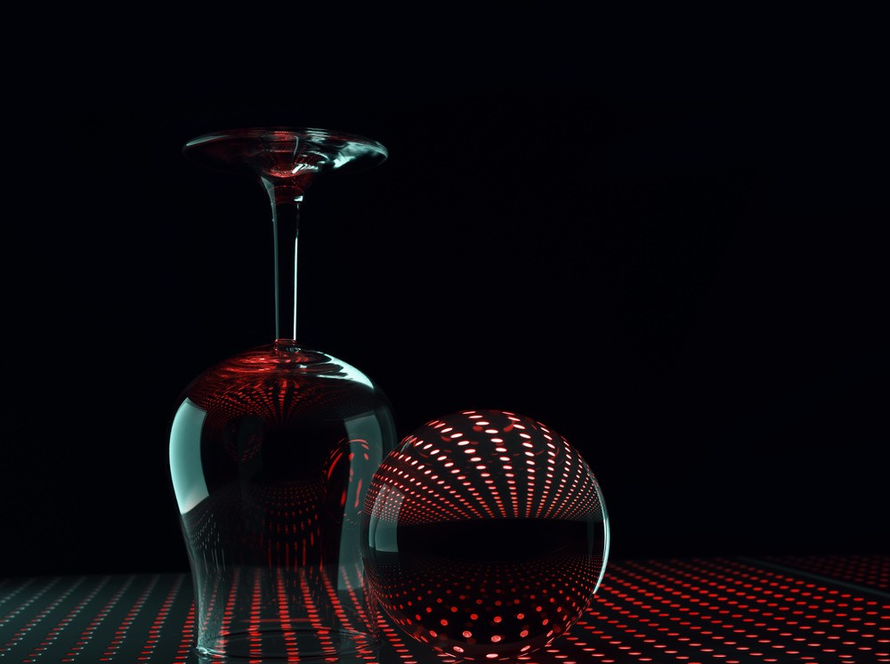 Shapes in red