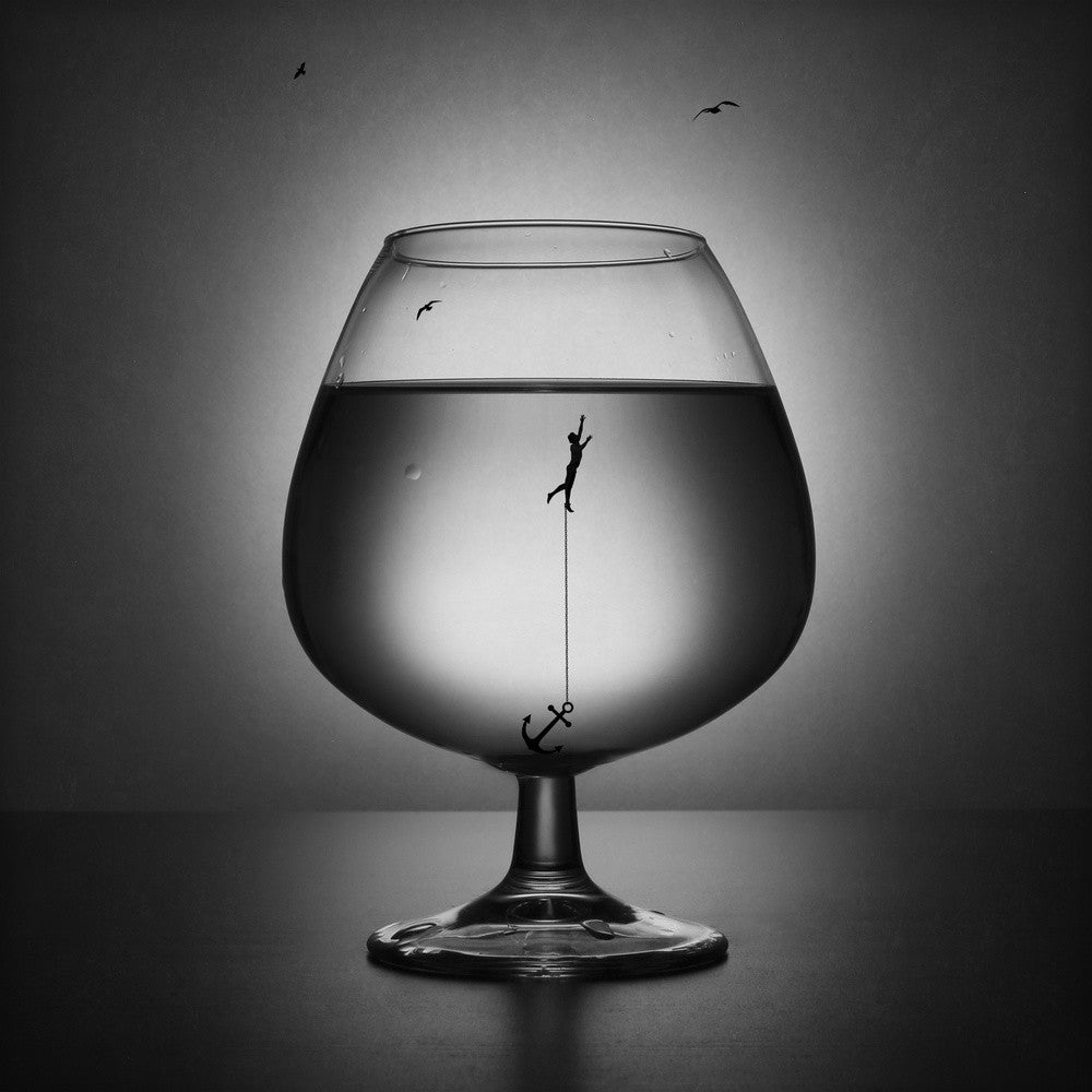Alcoholism. The drowning