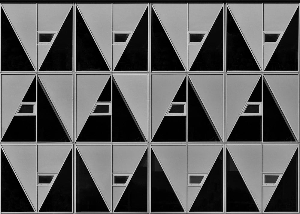 Black and grey triangles