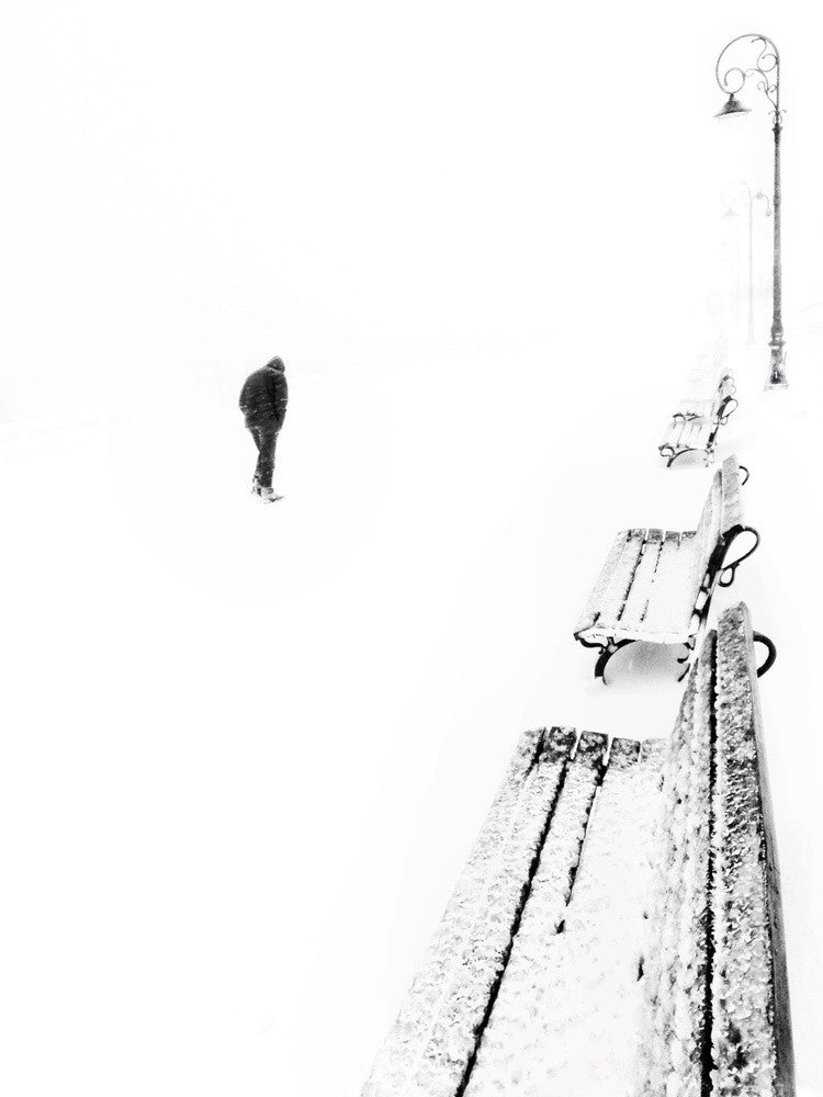 Perdu dans le blanc
