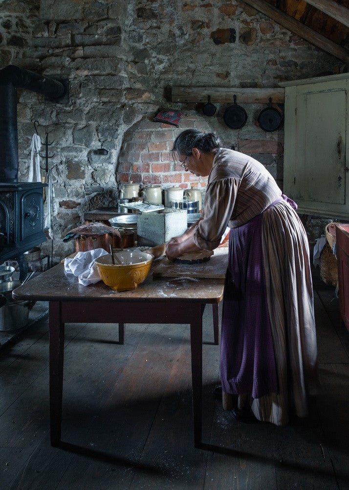 Working in the kitchen