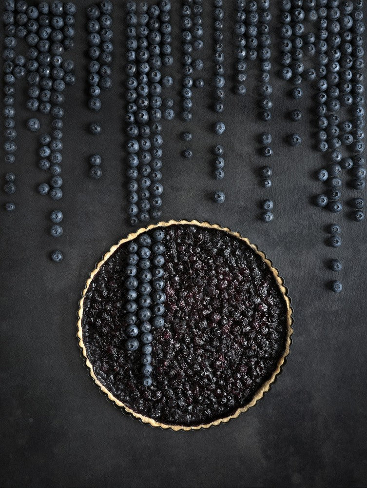 The blueberry pie