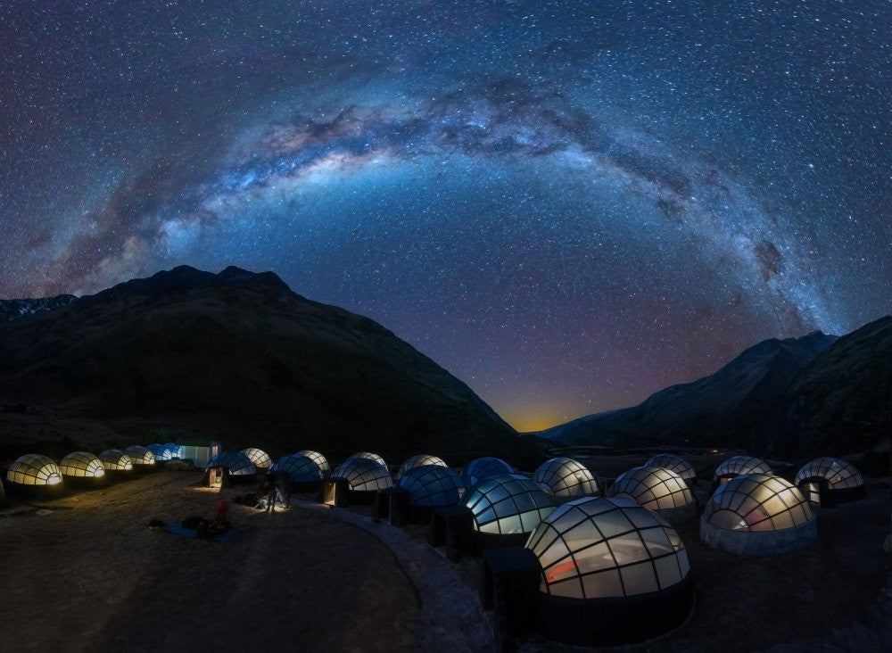 Salkantay Sky Dome in Night
