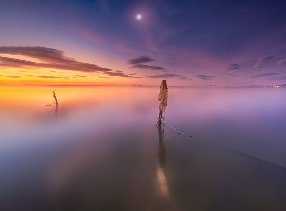 Sunrise in Delta del Ebre wetland