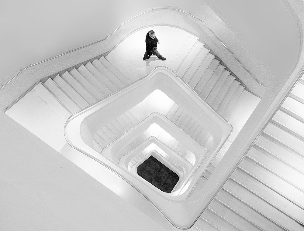 Stairs in  high key