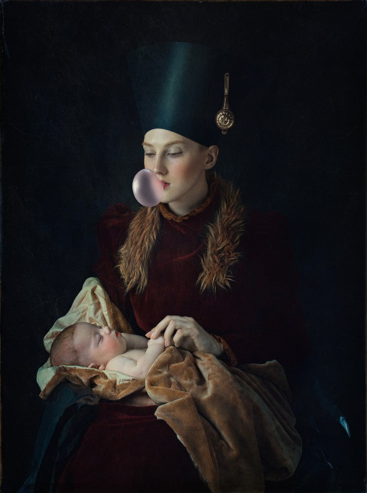 Portrait with Bubble