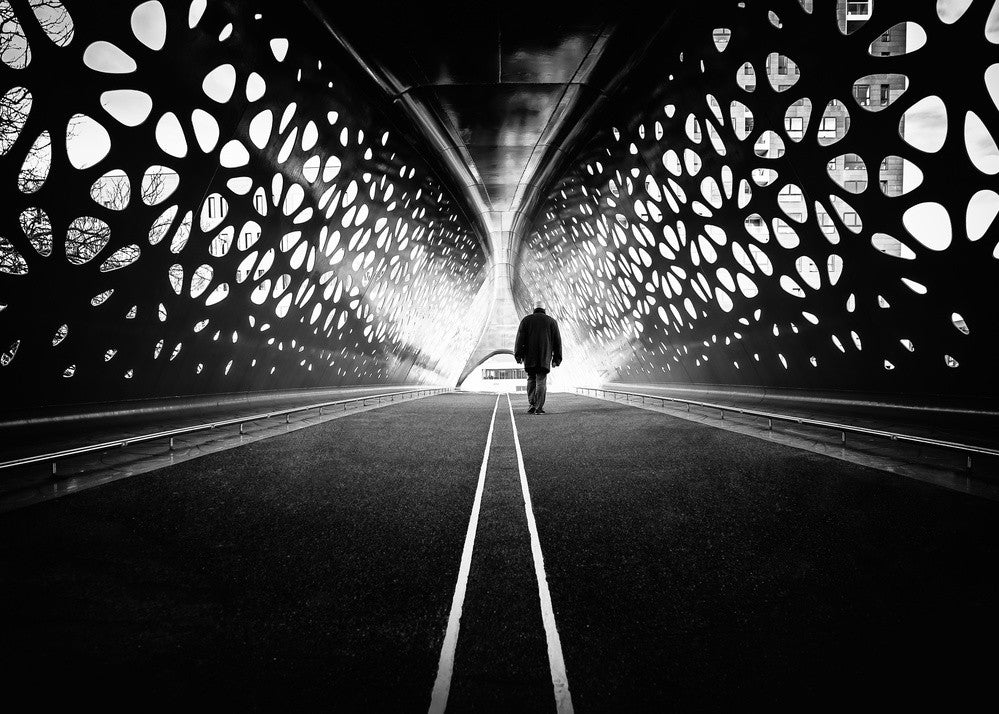 The boundary betweenl light and shadow is you