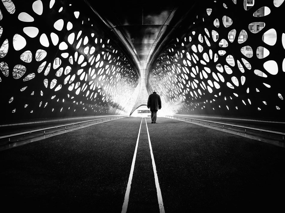 The boundary betweenl light and shadow is you