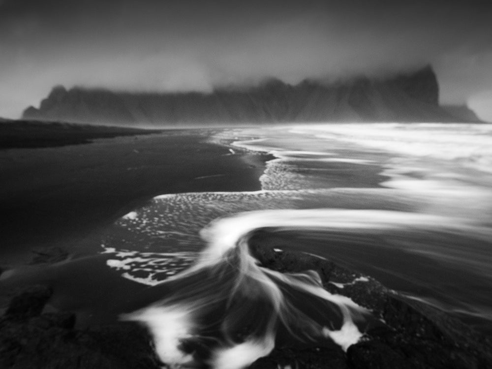 Mt Vestrahorn Hidden by Fog