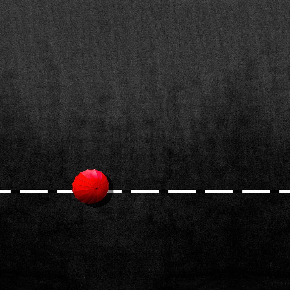 Le parapluie rouge