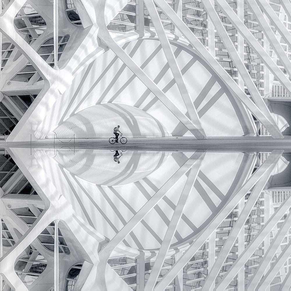 Cycliste sur sa route........