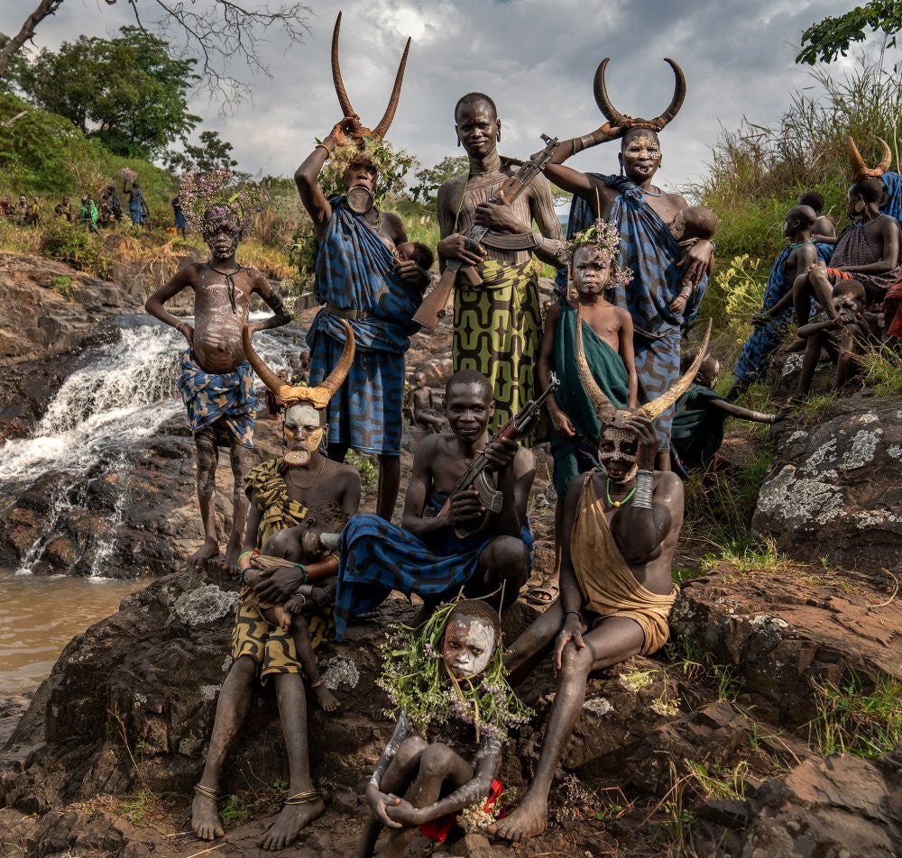 Ethiopian Suri tribes