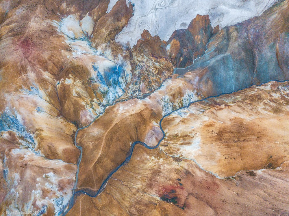 Over the land of ice and fire