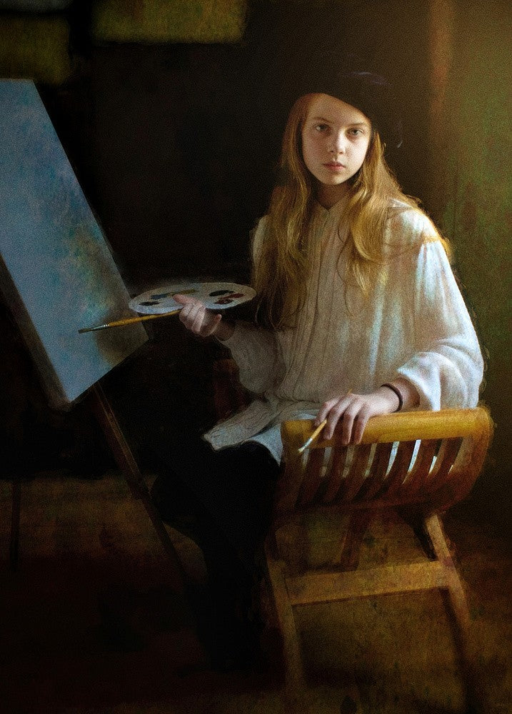 Young painter