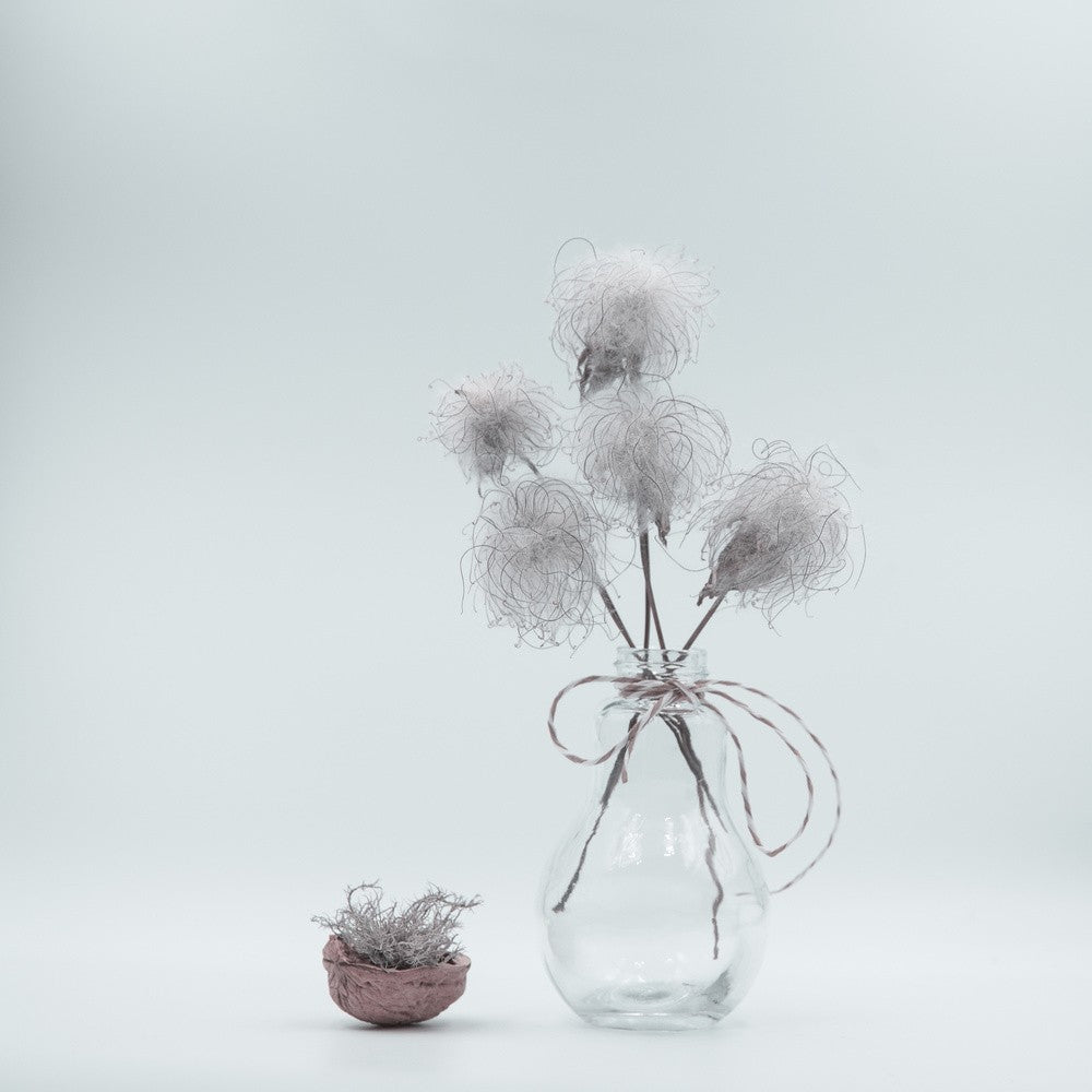 Flauschiges Weiß